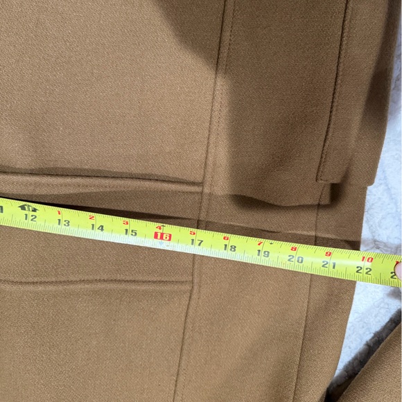 Madewell Classic Wool Blend Double-Breasted Coat - Size 10 - Picture 11 of 14